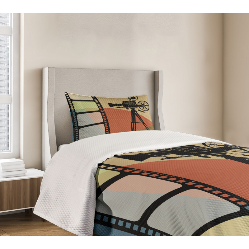 Abstract Retro Bedspread Set