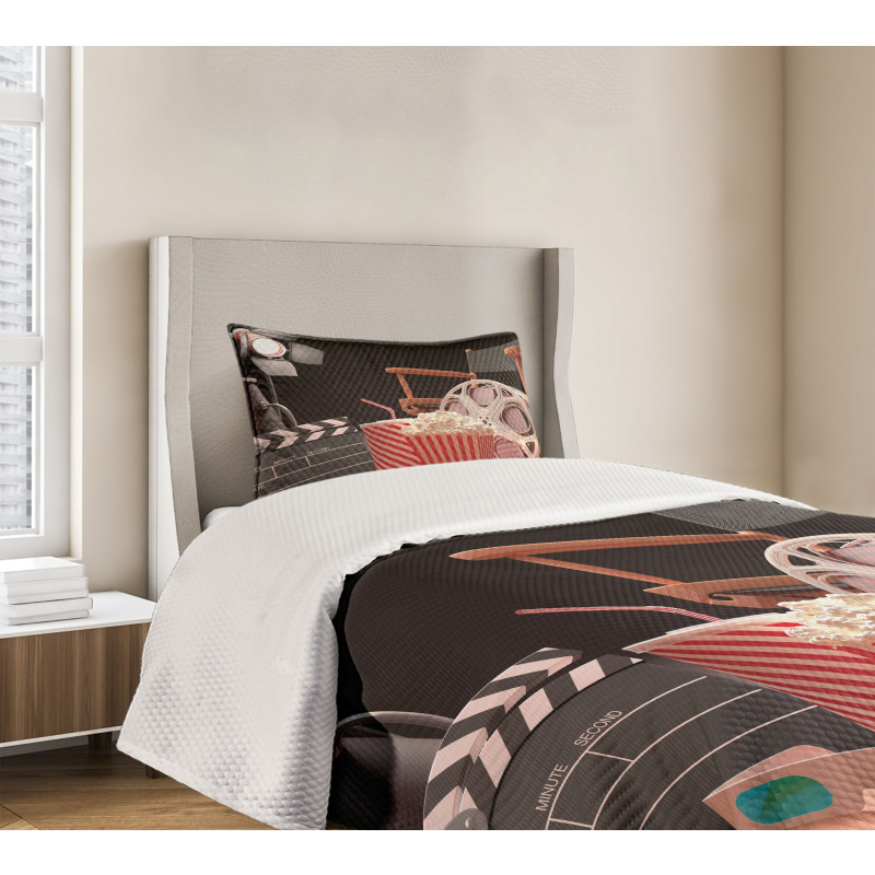 Film Industry Bedspread Set