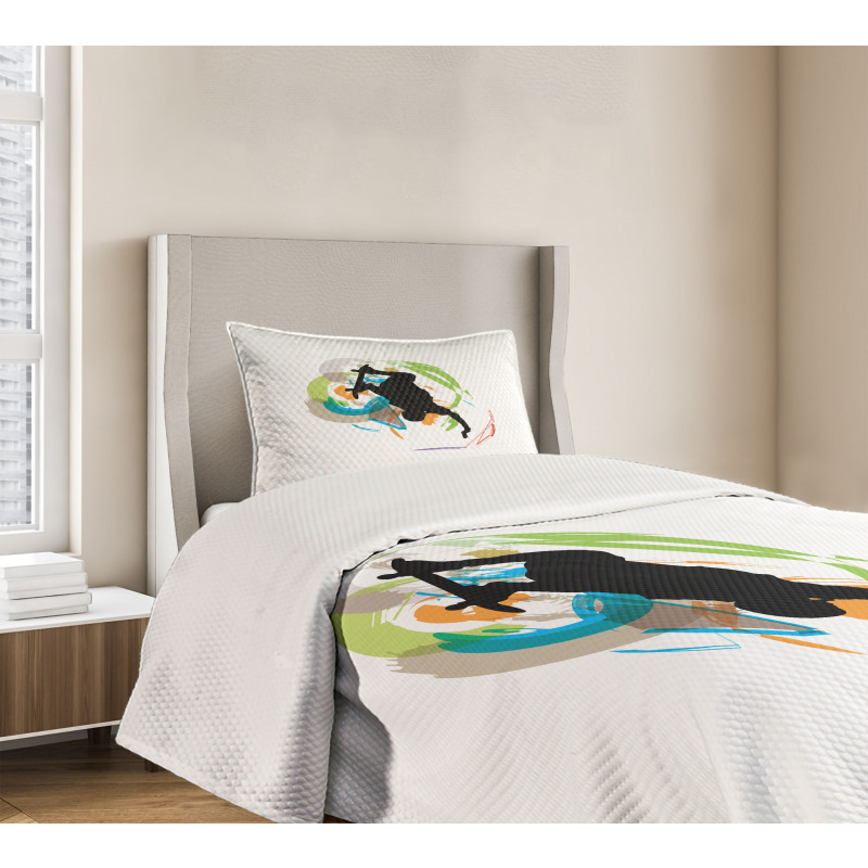 Skating Teen Tumble Bedspread Set