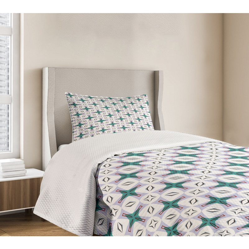 Abstract Geometrical Bedspread Set