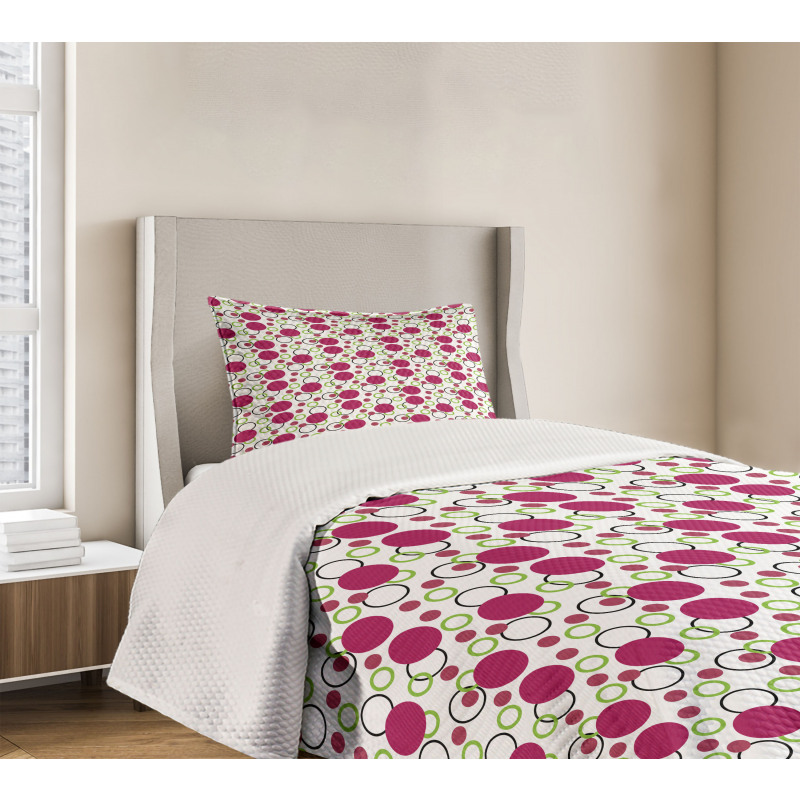 Circles Spots Bedspread Set