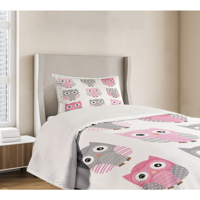 Owl Animals Bedspread Set