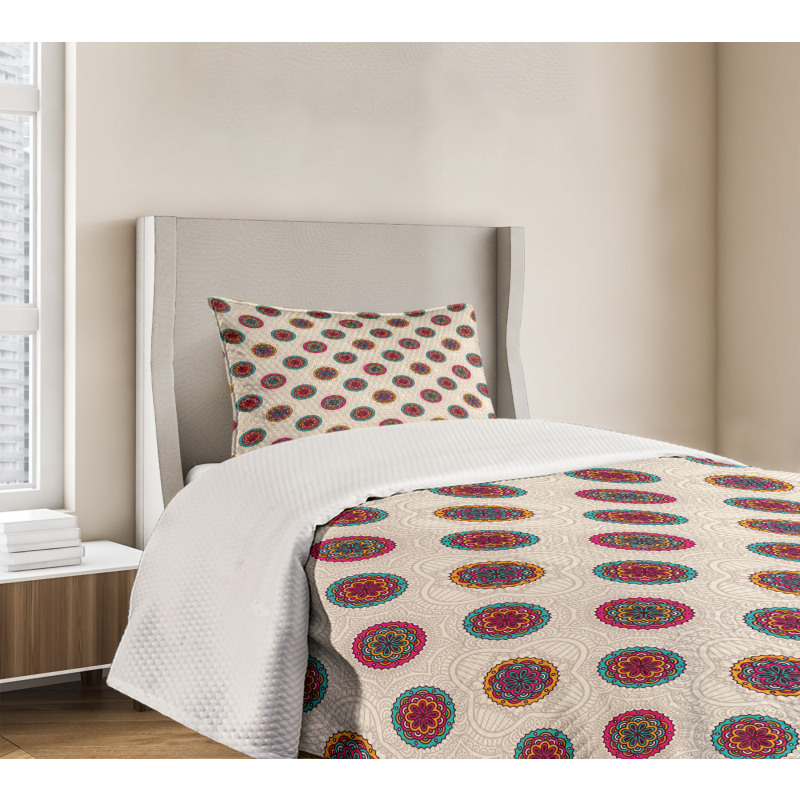 Boho Colorful Bedspread Set