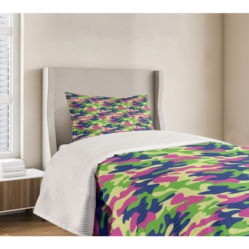 Modern Design Wave Bedspread Set