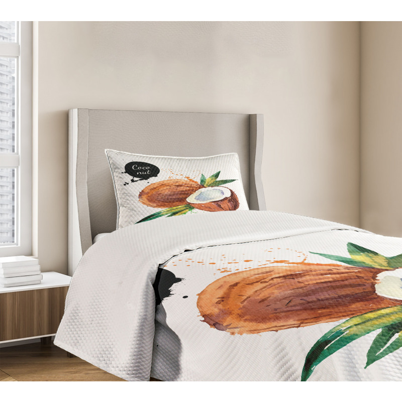 Exotic Fruit of Hawaii Bedspread Set