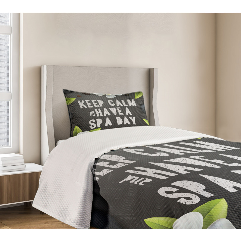 Keep Calm Have a Spa Day Bedspread Set