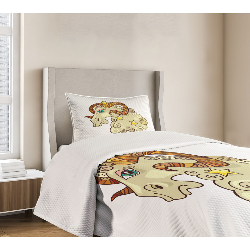 Comic Ram Stars Bedspread Set