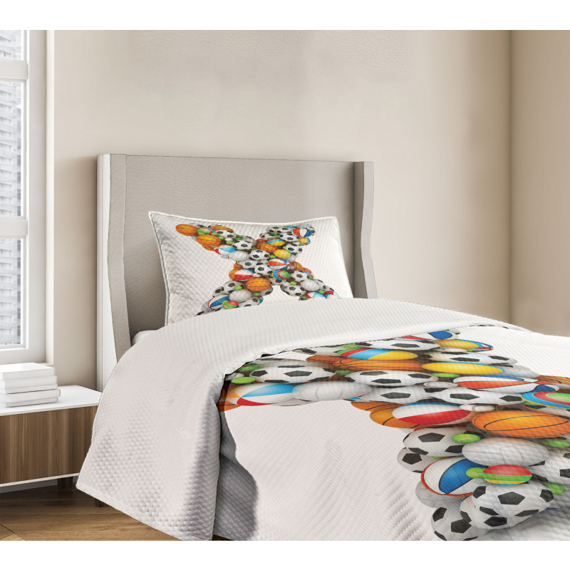 Different Balls Kids Bedspread Set