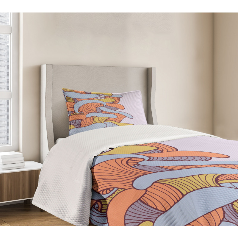 Abstract Doodle Season Bedspread Set