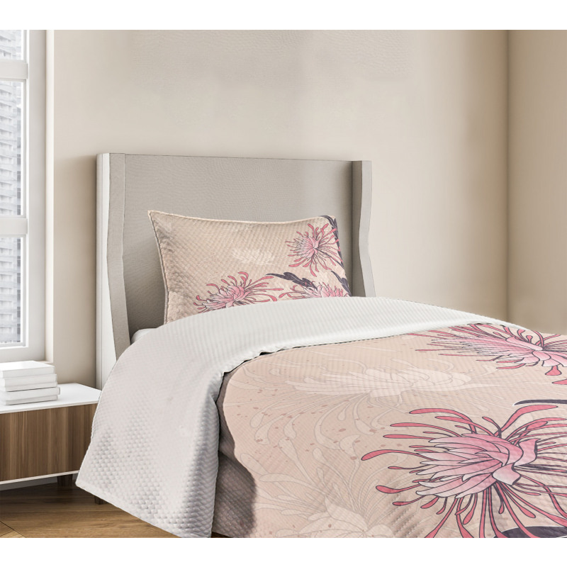 Chrysanthemum Bloom Bedspread Set