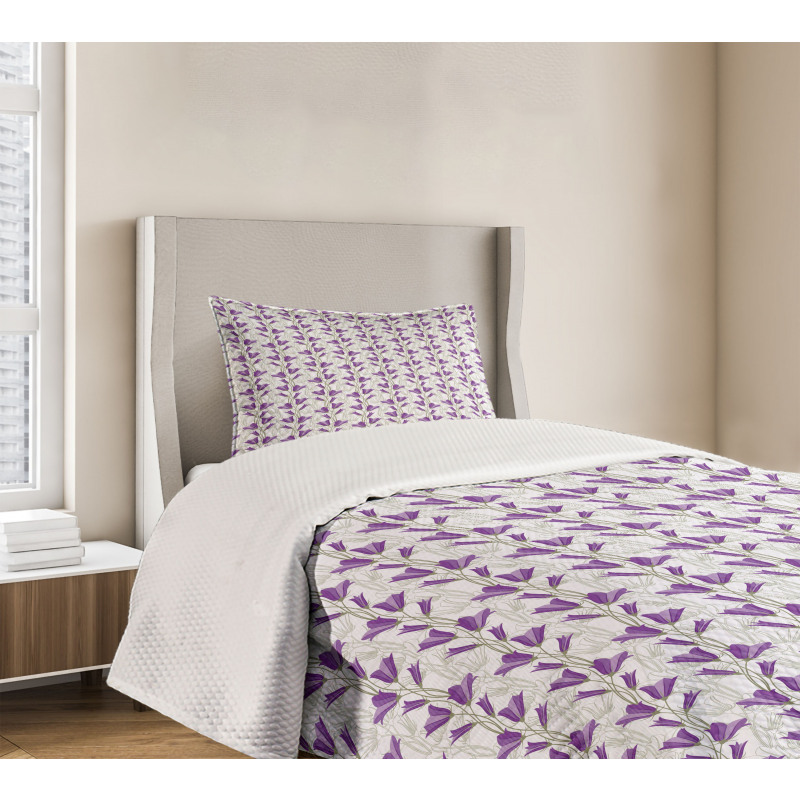 Bluebells Bouquet Bedspread Set