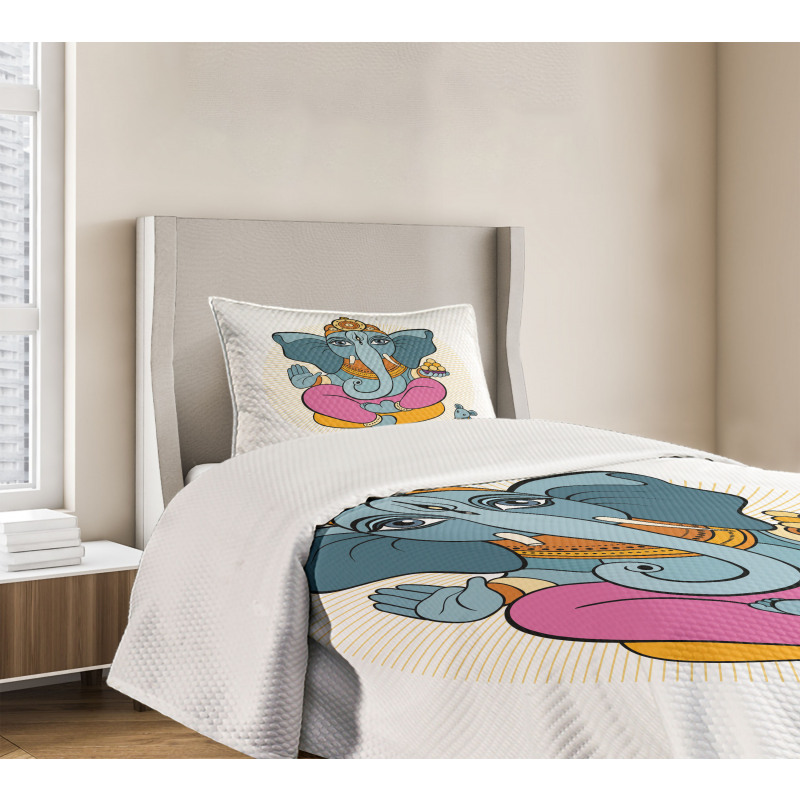 Hand Drawn Animals Bedspread Set