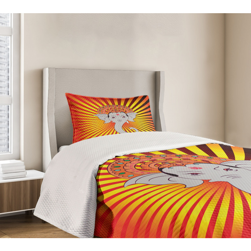 Retro Figure Mandala Bedspread Set