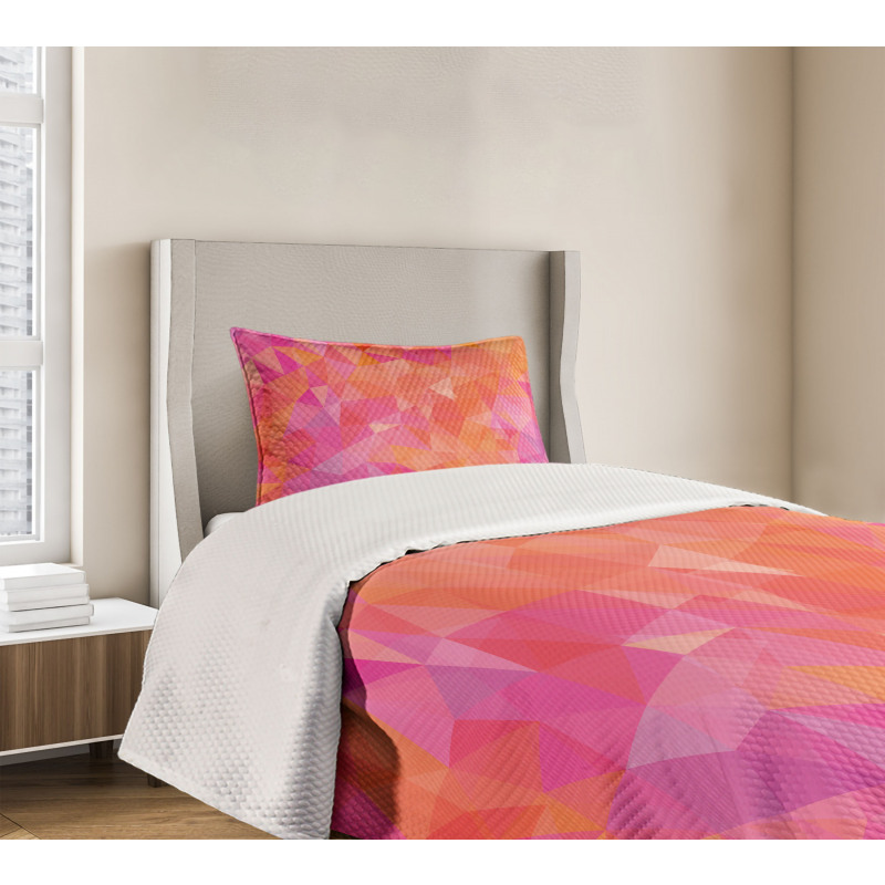 Polygonal Art Bedspread Set