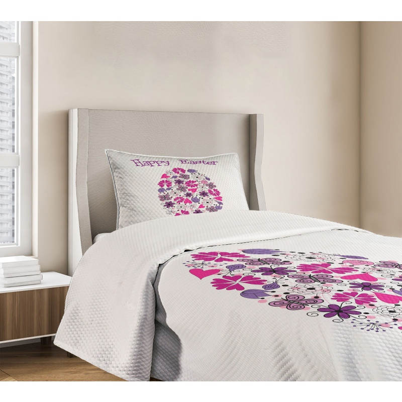 Holiday Flowers Bedspread Set