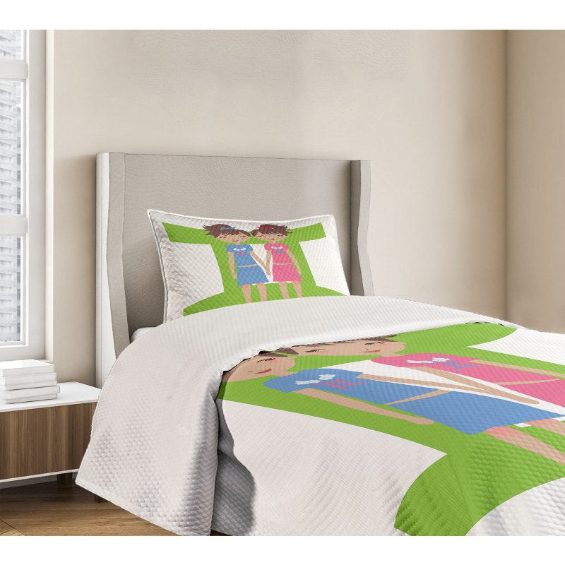 Twin Girls Teens Bedspread Set