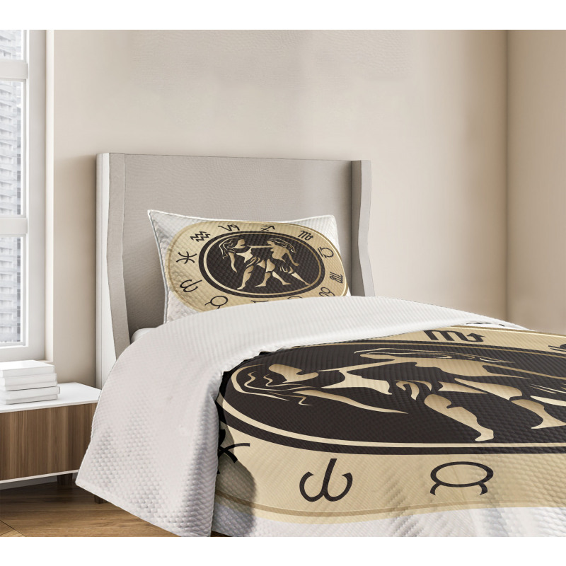 Circle and Twins Bedspread Set