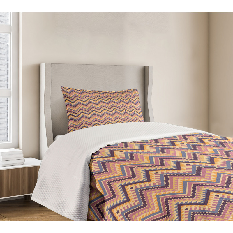 Native Chevron Bedspread Set