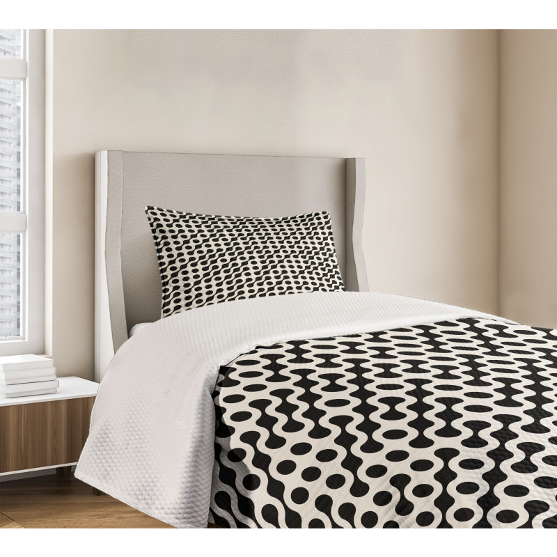 Rounded Circles Bedspread Set