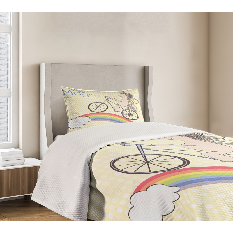 Rainbow Animal Bedspread Set