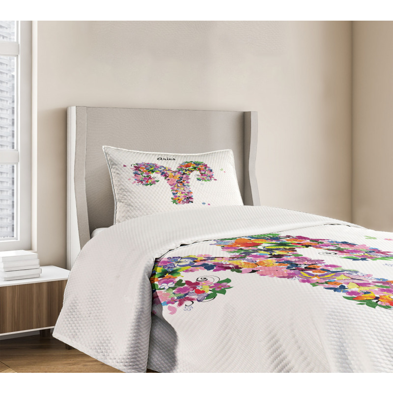 Lively Butterfly Flora Bedspread Set