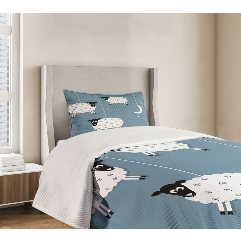 Sheep Moon Star Bedspread Set