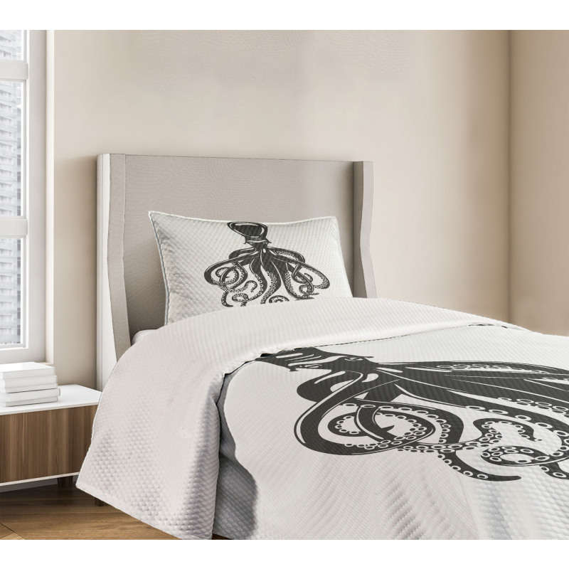 Contemporary Sea Animal Bedspread Set