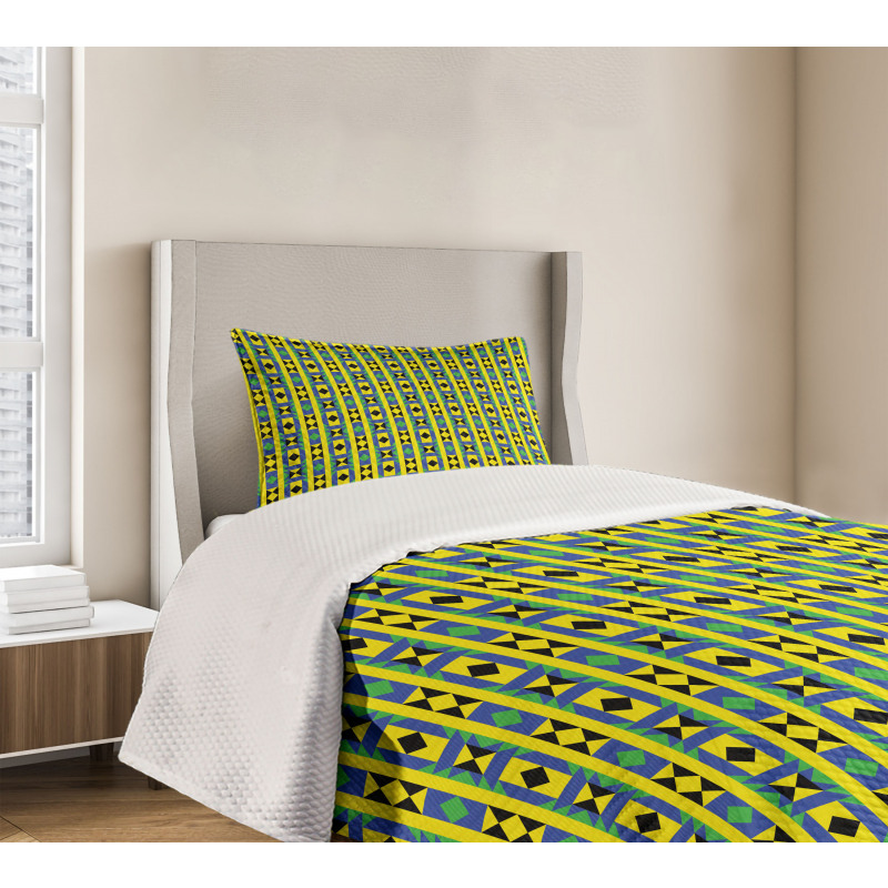 Geometric Kenya Bedspread Set