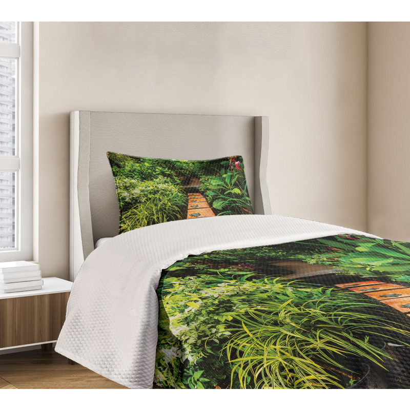 Tropical Growth Bedspread Set