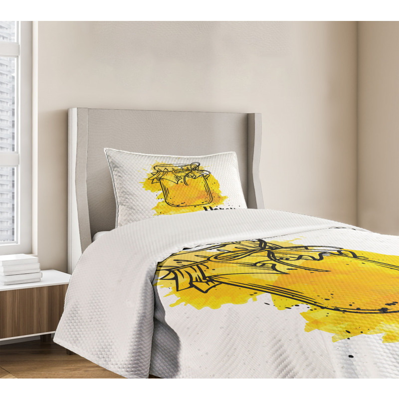 Honey Jar Art Bedspread Set