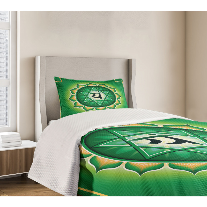 Anahata The Heart Love Bedspread Set