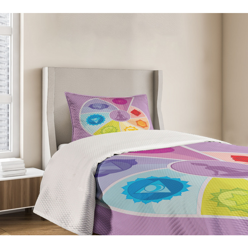Partitioned Snail Shell Bedspread Set