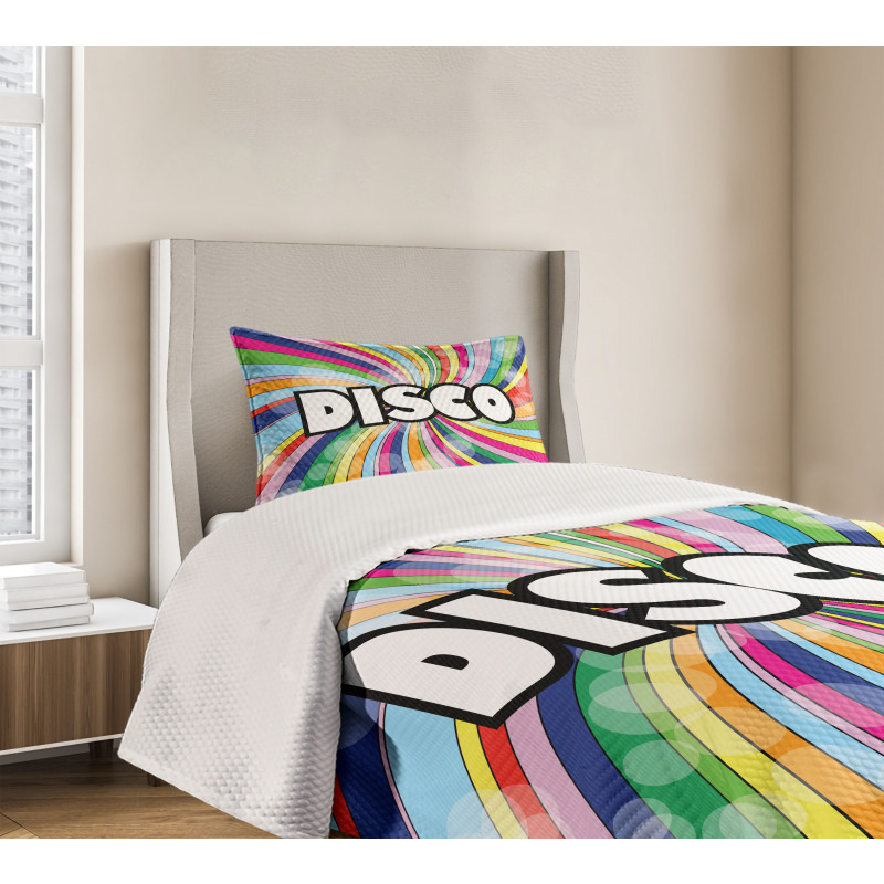 Eighties Disco Bedspread Set