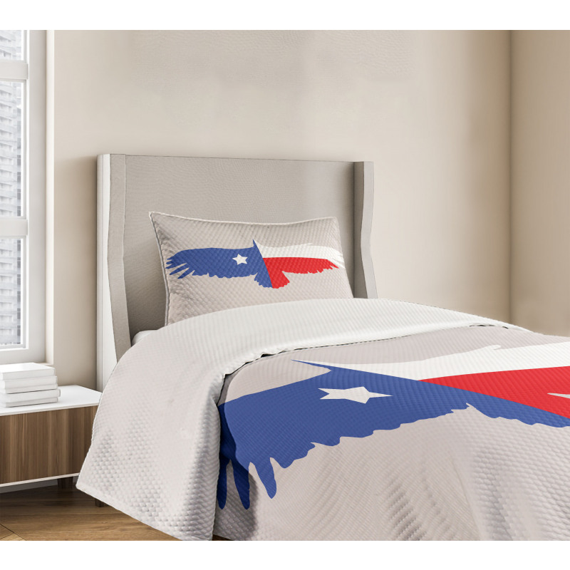 Bald Eagle Design Bedspread Set