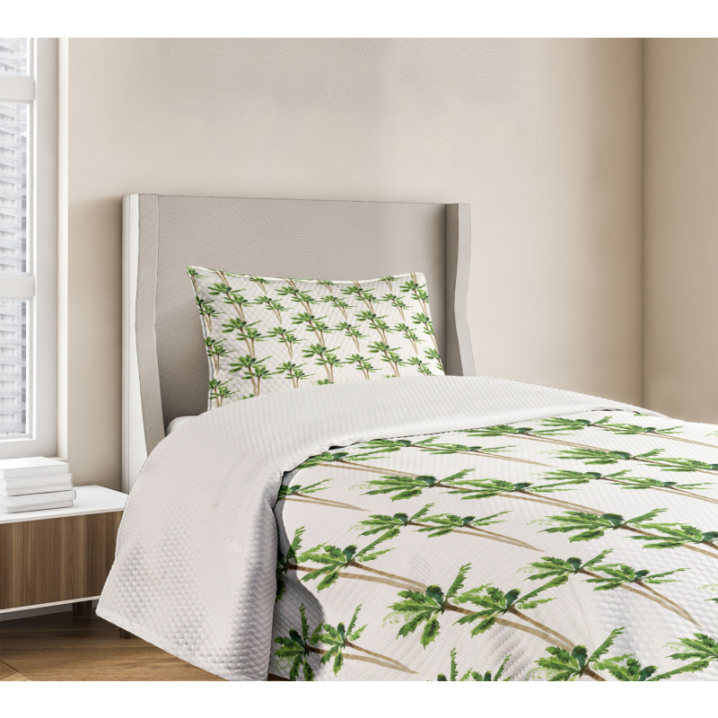 Forest in Watercolors Bedspread Set