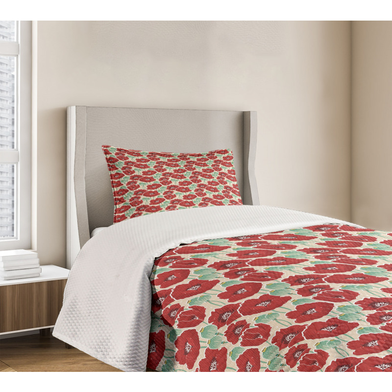 Spring Garden Artwork Bedspread Set