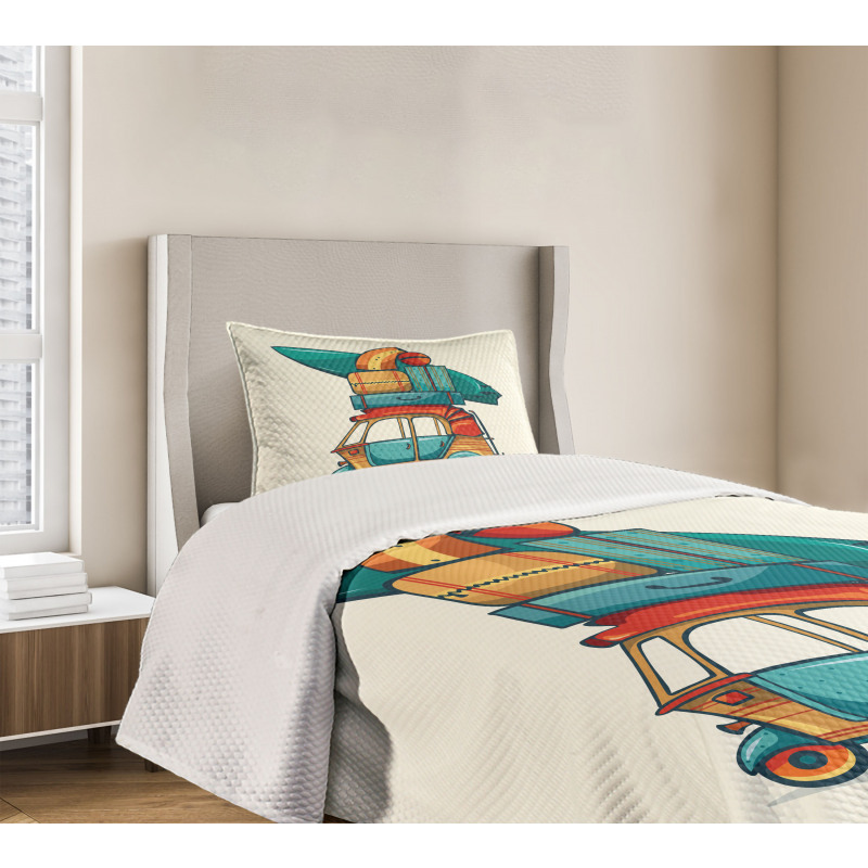 Rickshaw Luggage Bedspread Set