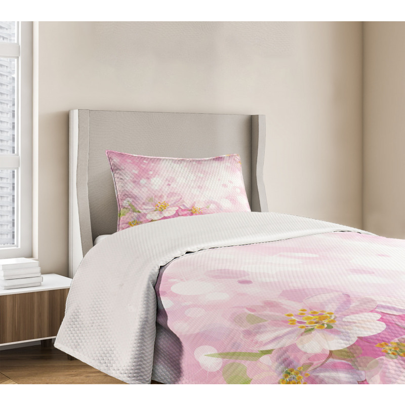 Blossoming Spring Tree Bedspread Set