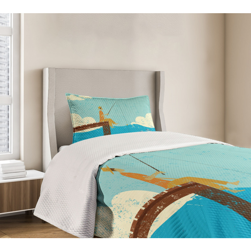 Underwater Life Design Bedspread Set