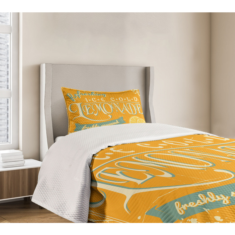 Refreshing Lemonade Bedspread Set