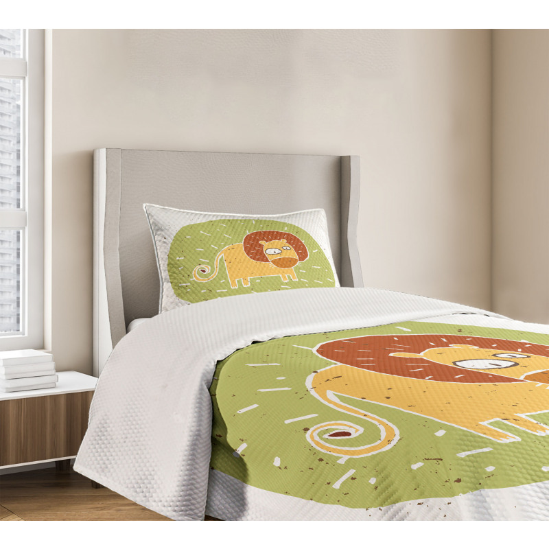 Zoo Animal Nursery Art Bedspread Set