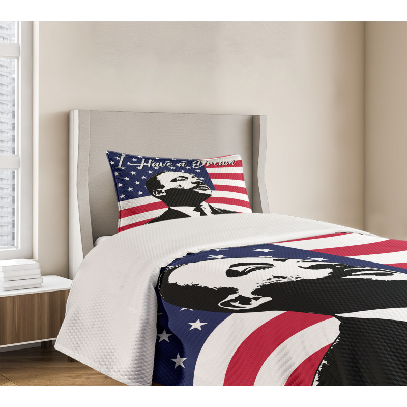 Martin Luther King Bedspread Set