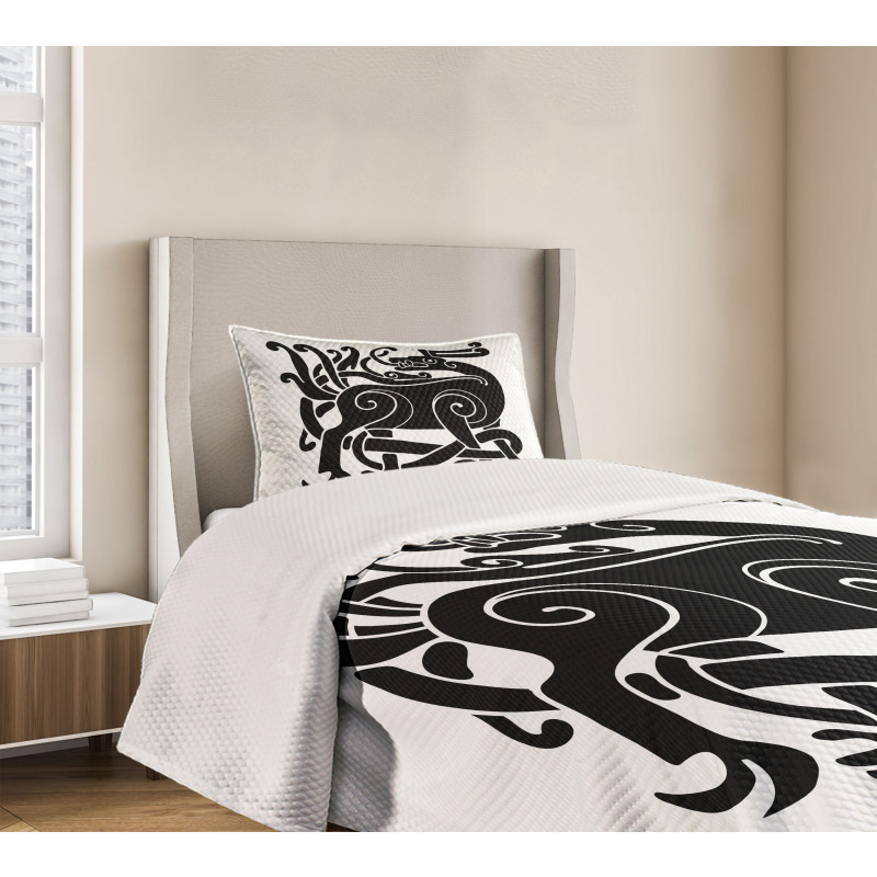 Samhain Celtic Deer Bedspread Set