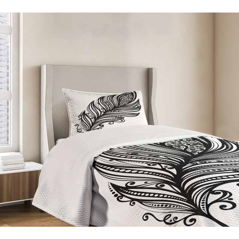 Hippie Style Motif Bedspread Set