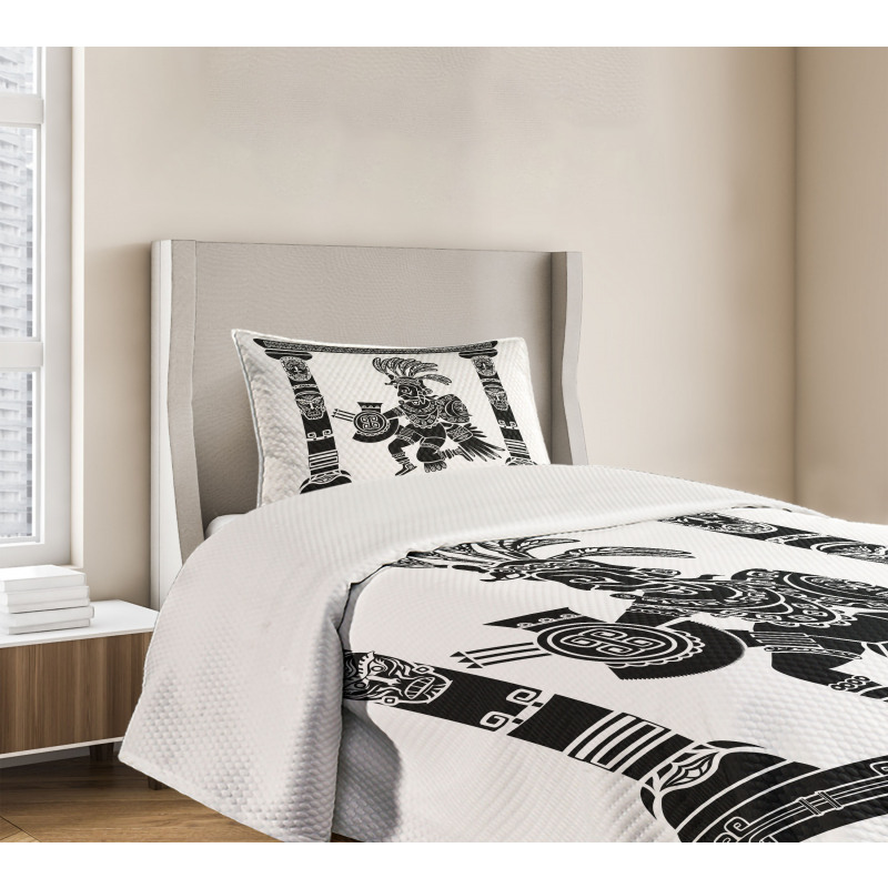 Monchrome Man Bedspread Set