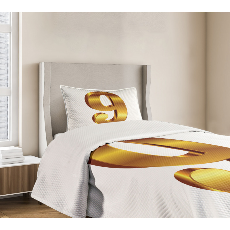 Classical 9 Sign Bedspread Set