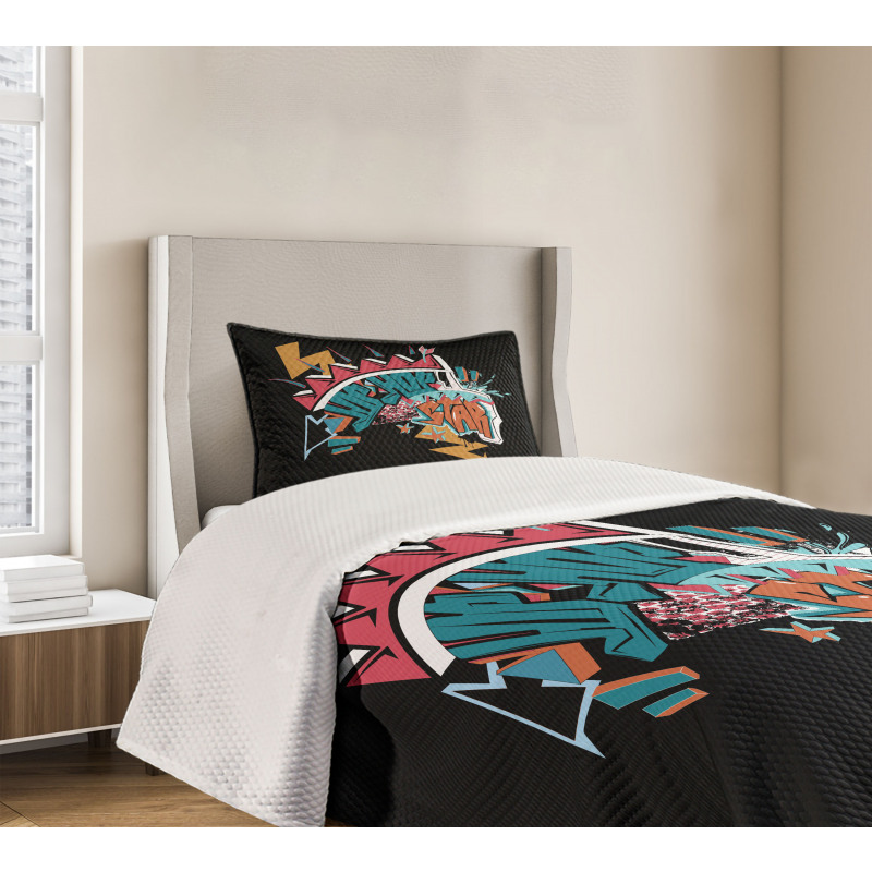 Underground Grafitti Bedspread Set