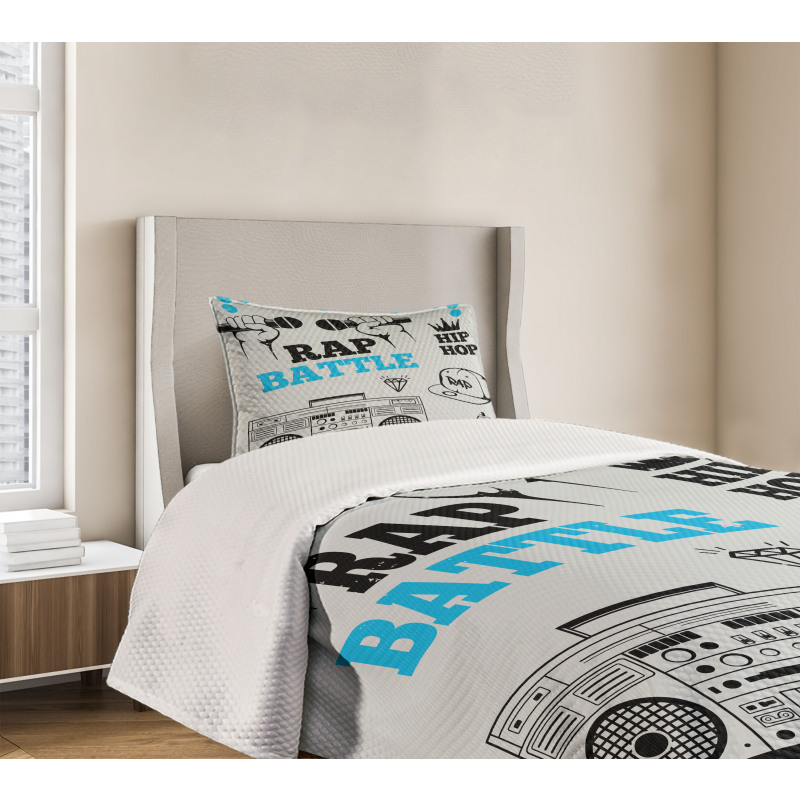 Freestyle Rap Duel Bedspread Set