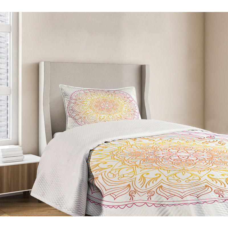 Eastern Flower Bedspread Set