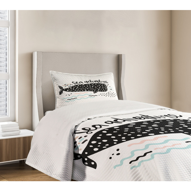 Dotted Whale Shark Bedspread Set